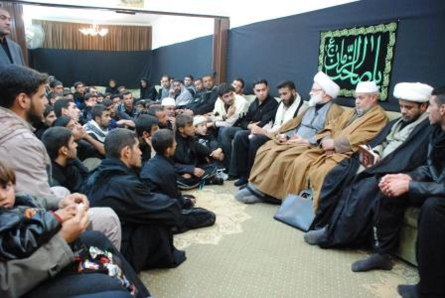 المرجع اليعقوبي يستقبل وفود المعزين في أربعينية الإمام الحسين (عليه السلام)