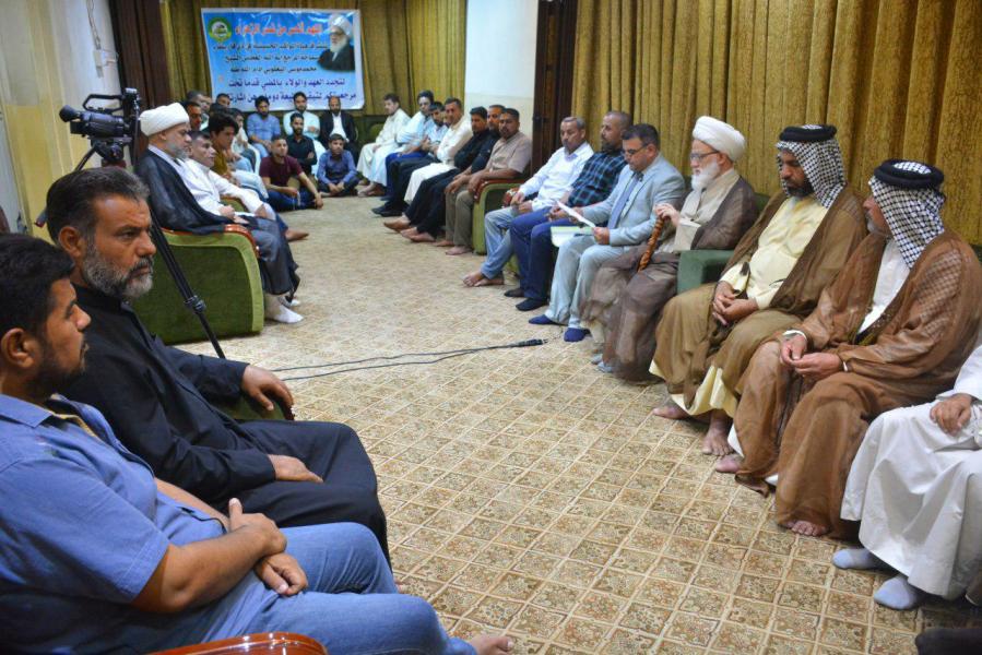 المرجع اليعقوبي: ما يبذله الأنسان في سبيل الله مغنمٌ لا مغرم هيئة المواكب الحسينية في ذي قار أنموذجا