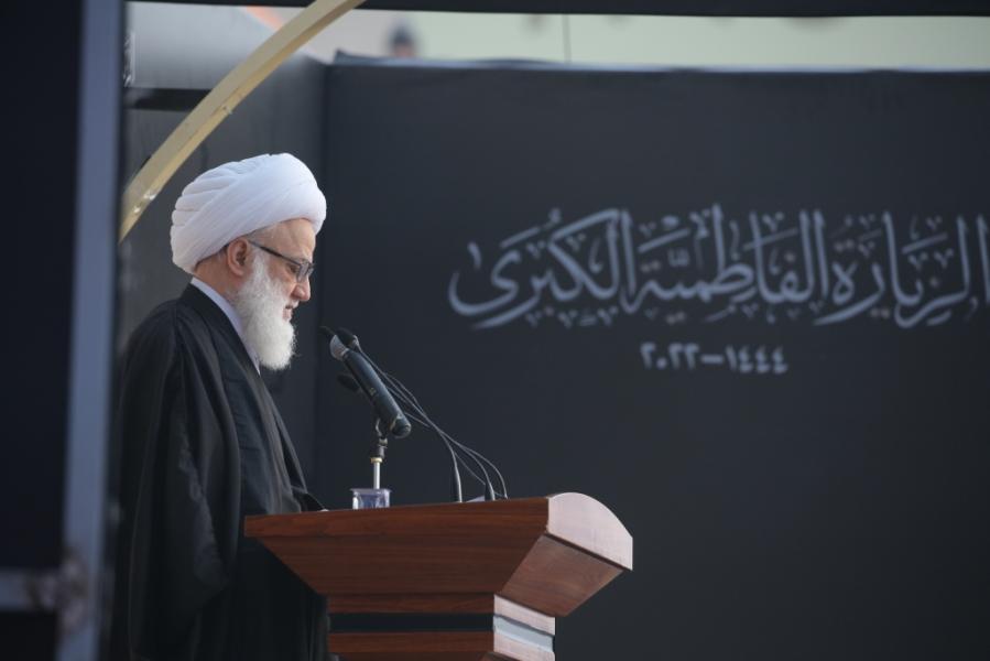 المرجع اليعقوبي: الصديقة الطاهرة الزهراء (ع) تدعو الى إقامة دين الله تعالى واتّباع الأمناء عليه
