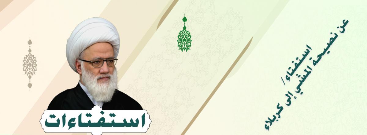 استفتاء/ عن نصيحة المشي إلى كربلاء