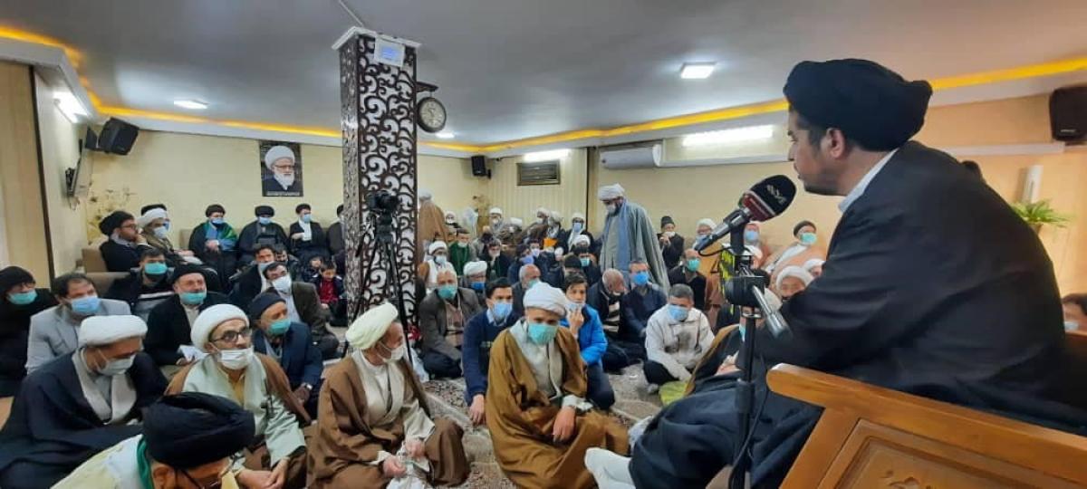بالصور المجلس الاسبوعي في مكتب سماحة المرجع اليعقوبي والذي تزامن مع المبعث النبوي بحضور الخطيب الحسيني السيد اسماعيل حاتمي .