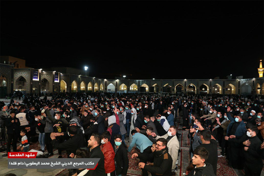 بالصور اقامة مكتب سماحة المرجع اليعقوبي مجلس عزاء بمناسبة شهادة النبي الاكرم (ص)