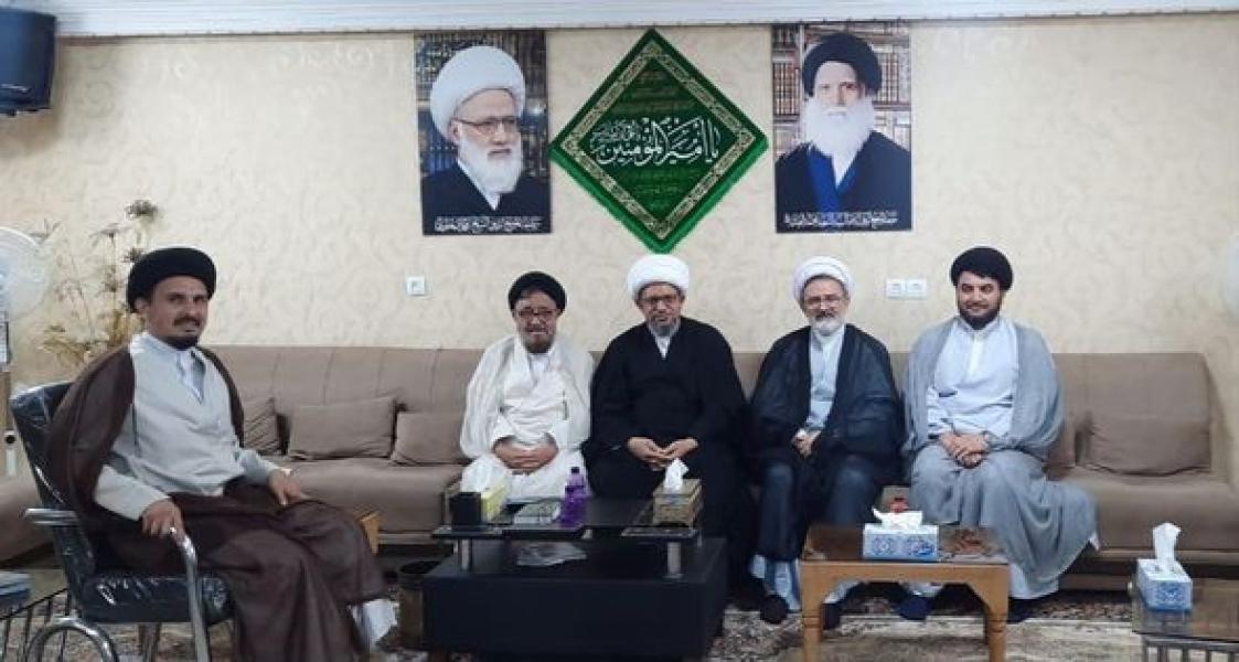 (ممثل سماحة المرجع السيد الخامنئي في أفغانستان يزور مكتب سماحة المرجع اليعقوبي )