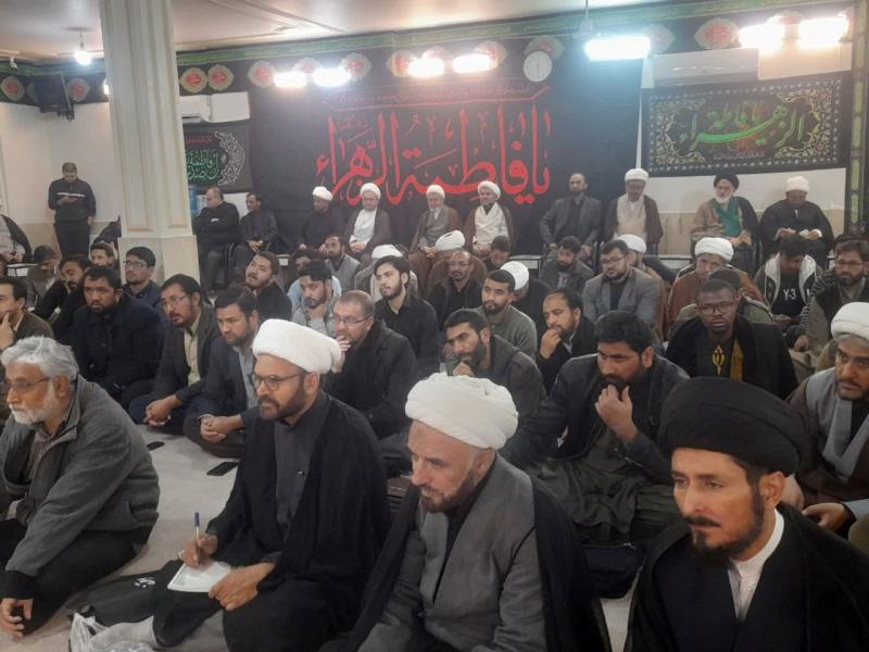بالصور اقامة المجالس الحسينية لاحياء شهادات اهل البيت عليهم السلام