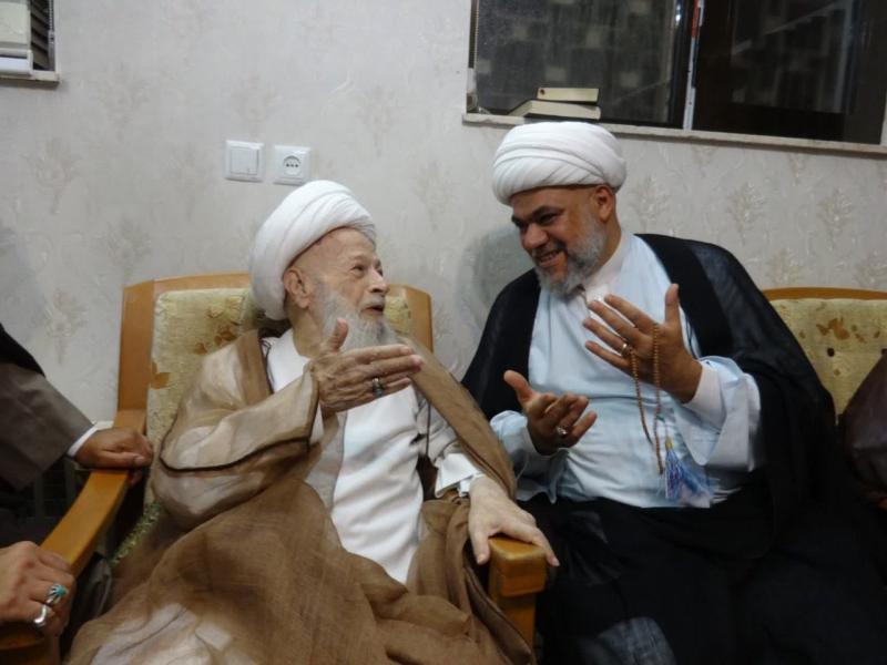 بالصور مشاركة ممثل المرجعية في قم بزيارة عدد من العلماء ومراجع الدين مع وفود الطلبة والفضلاء