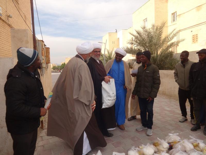 بالصور مشاركة ممثل المرجعية في قم بالمشاركة مع موكب الشهيد حسين جمعة