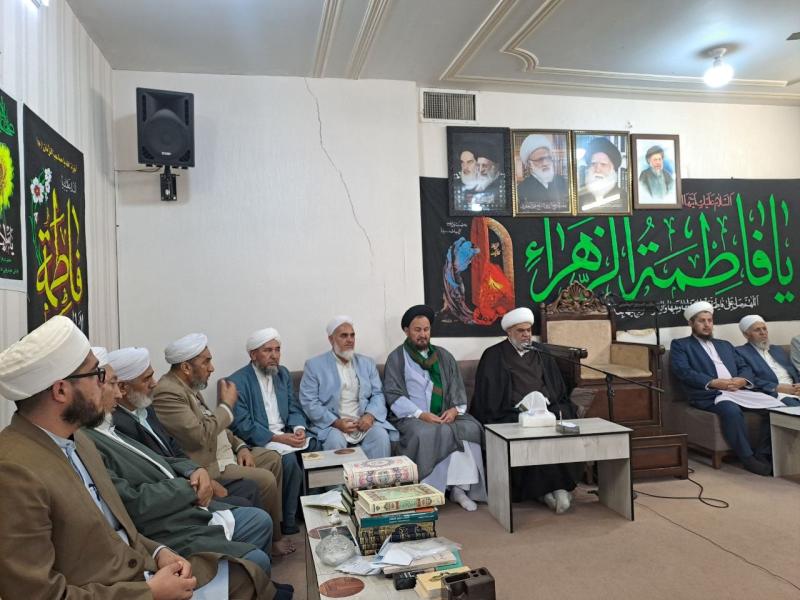 بالصور استقبال ممثل المرجعية المباركة في قم وفد من اهل السنة من مدينة كركان الايرانية